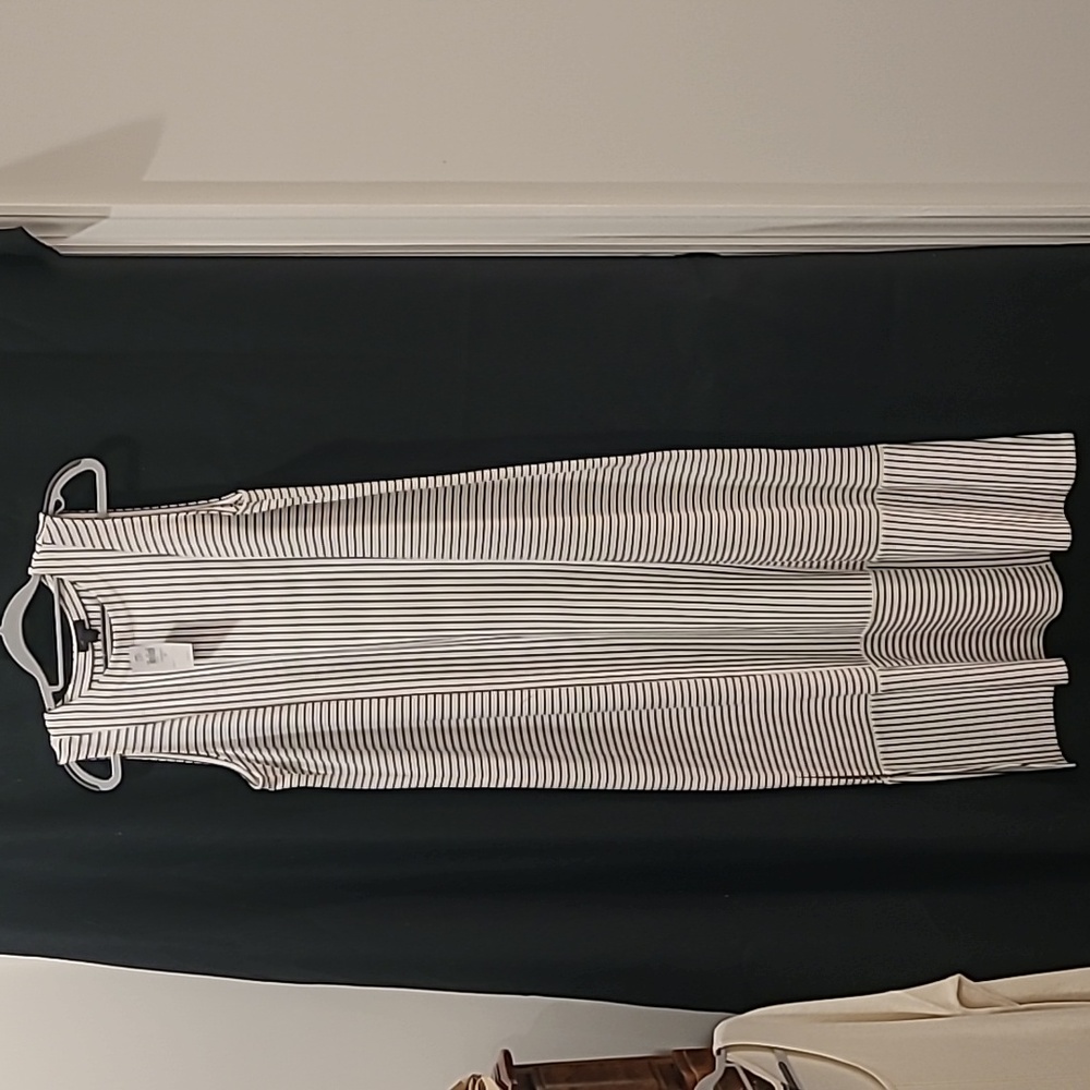 J.Jill Black/White Maxi Dress